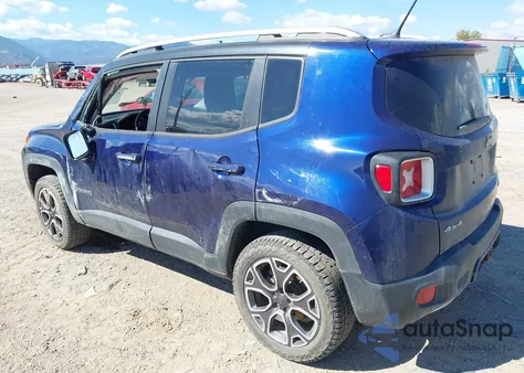 2017 Jeep Renegade Limited 4X4 from USA, damaged, VIN ZACCJBDB1HPE44480